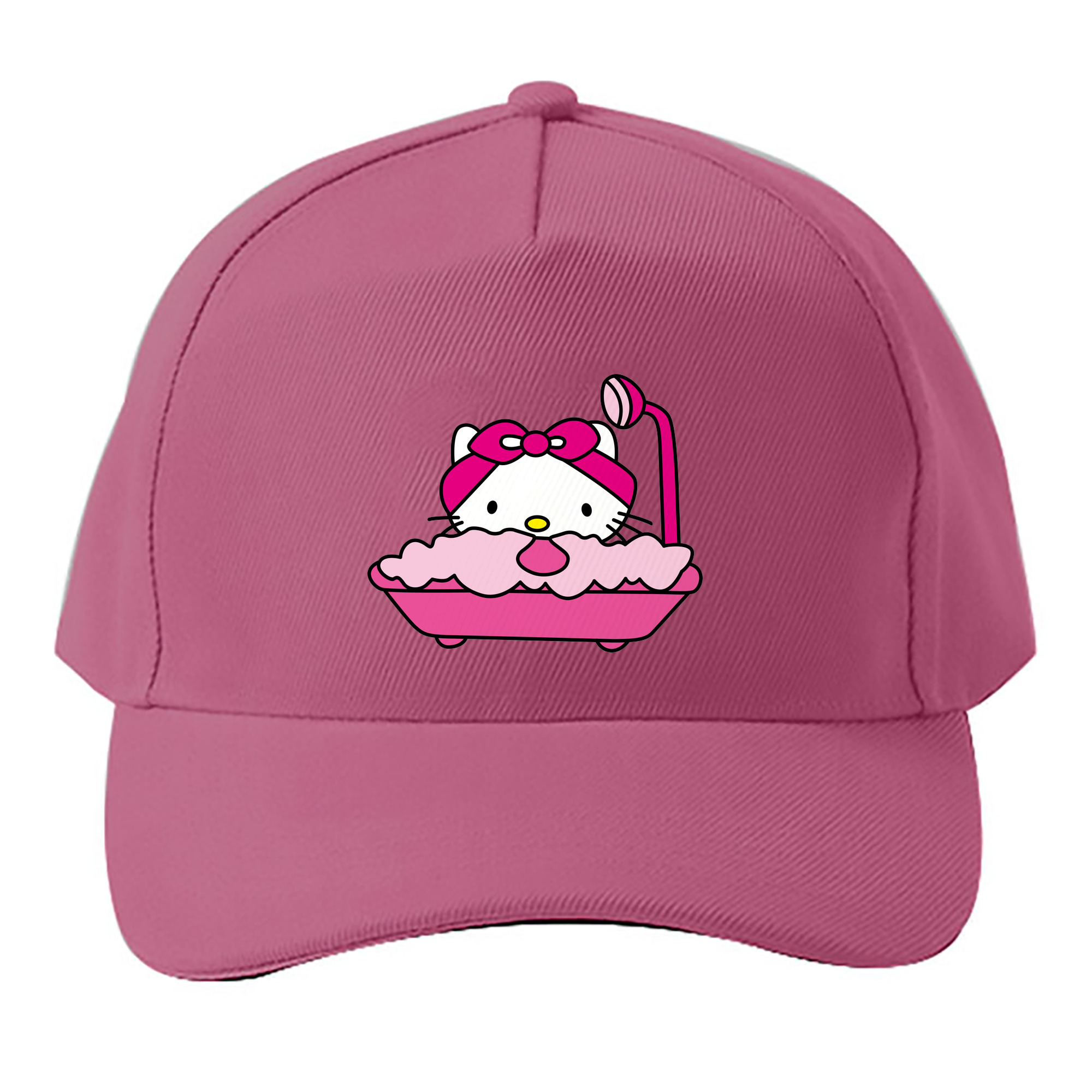 （画像用） Hello Kitty ハローキティ ベースボールキャップ 綿100％ 男女兼用 帽子 スポーツ